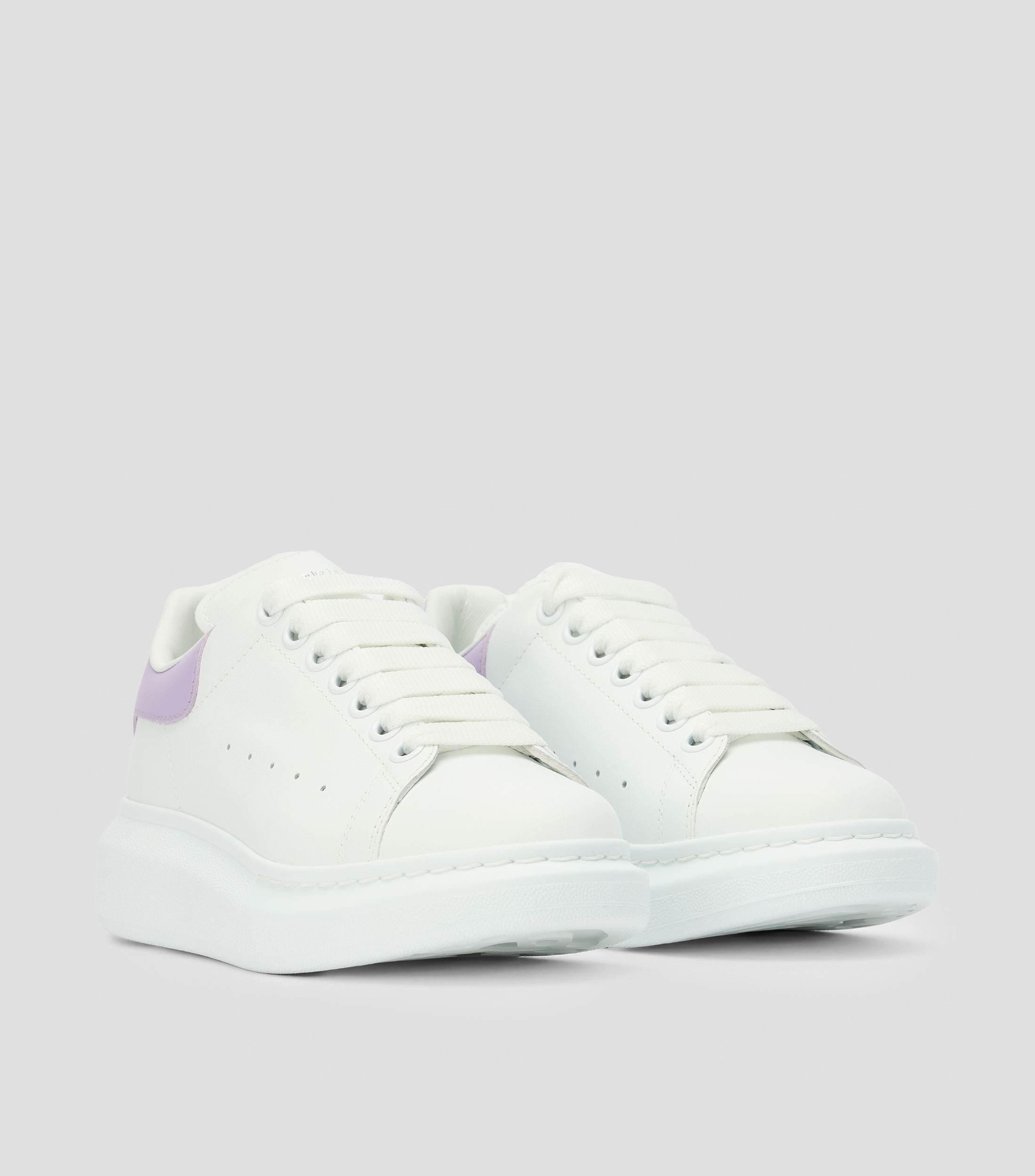 Tenis casuales con plataforma en piel Mujer